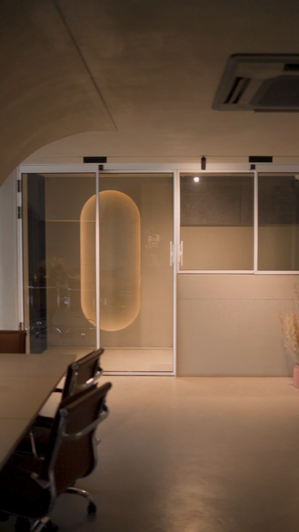 Pivot and slide internal door